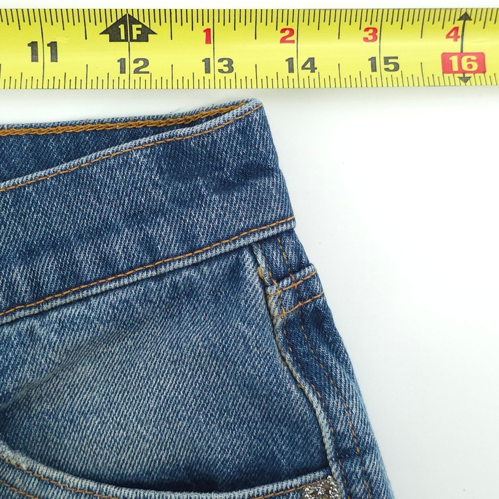 Lucky Brand Authentic Straight Women Jeans 0/25 Blue Side Stripe Denim - Picture 10 of 13